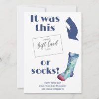 Funny Birthday Gift Card Voucher Holder