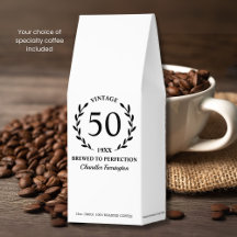 Funny Birthday Gift Favour, Brewed to Perfection