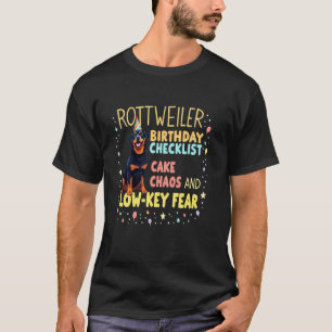 Funny Birthday Gift Rottweiler Dog T-Shirt