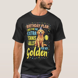 Funny Birthday Golden Retriever Dog 1 T-Shirt