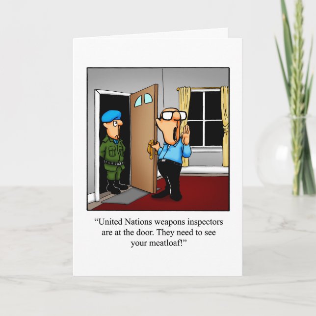 Funny Birthday Greeting Card for Her (Front)