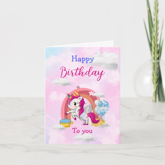 Funny Birthday Greeting Card | make a wish (Front)