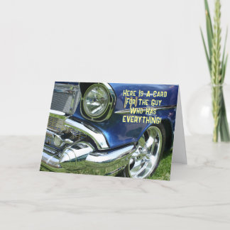 Funny Birthday...Guy Who Has Everything, Vs 2 Card