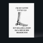 Funny Birthday Husband Joint Getting Old Friend Invitation<br><div class="desc">Funny Birthday Husband Joint Getting Old Friend</div>