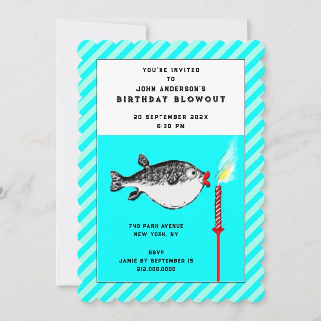 Funny Birthday Invitations (Front)