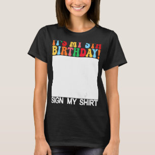 Funny Birthday - It's My 5th Birthday Sign My Shir T-Shirt