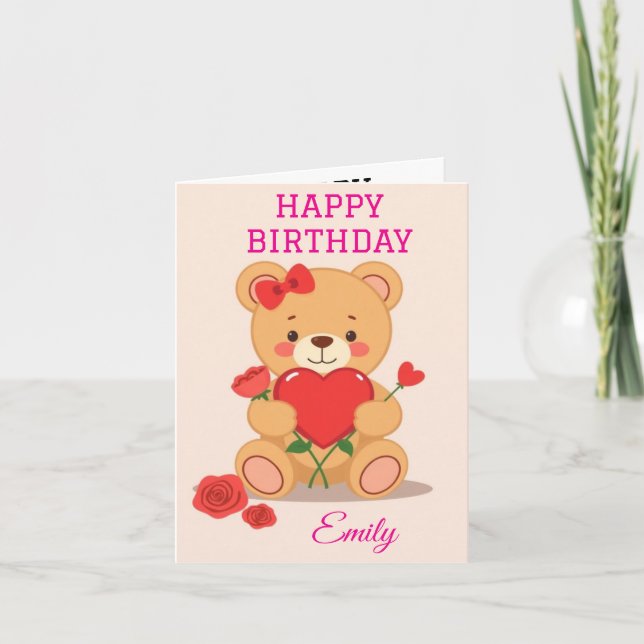 funny birthday kids quots  card (Front)