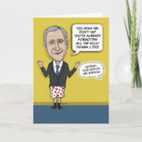 Funny Birthday: Missing Bush