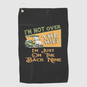 Funny Birthday Over The Hill Golf Golf Towel