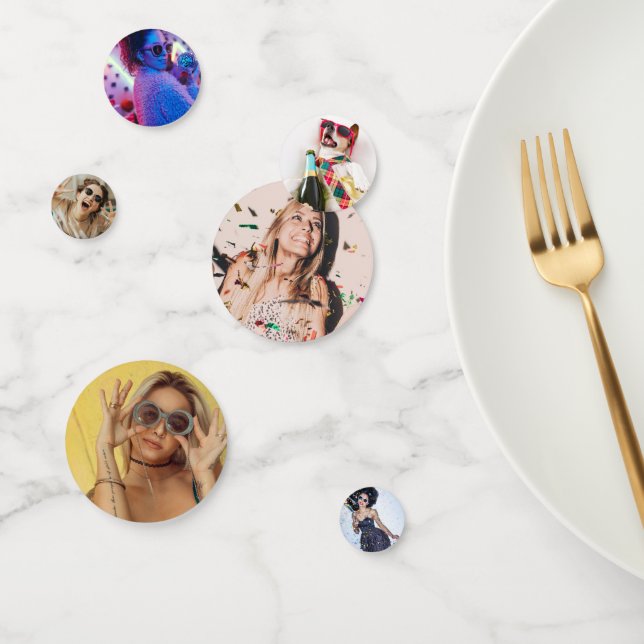 Funny Birthday Party For Her BDay Face Confetti (Group)