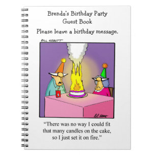 Funny Birthday Party Guest Book