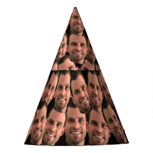Funny Birthday Party Hats Custom Face Photo / Head