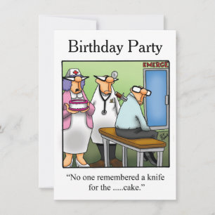 Funny Birthday Party Invitations