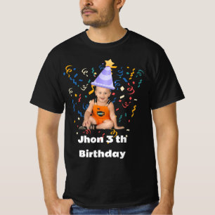 Funny Birthday Photo Matching Birthday Party Group T-Shirt