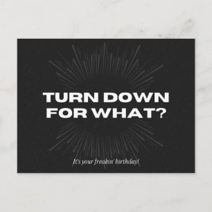 Funny Birthday Postcard