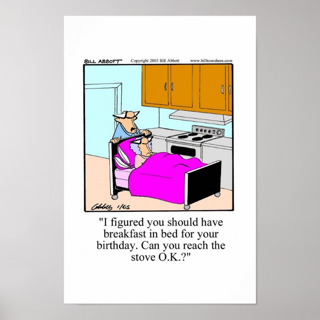 Funny Birthday Poster! Poster (Front)