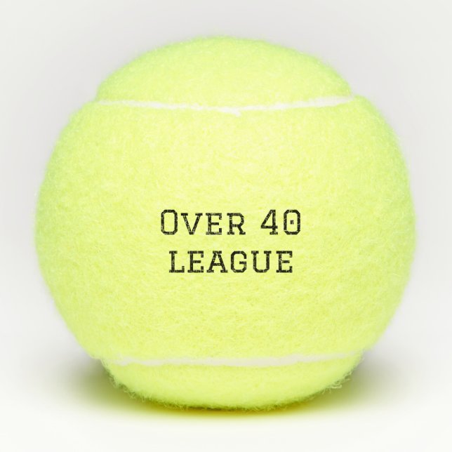 Funny birthday present for a tennis player  balls (Front)