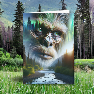 Funny Birthday Sasquatch Pun Card