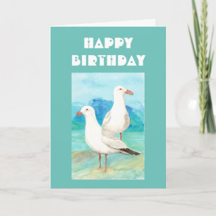 Funny Birthday to Great Girlfriend "Gullfriend" Card