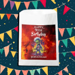 Funny Birthday Zombie Boy Favour Bag<br><div class="desc">Apocalypse Birthday Zombie Boy A great Zombie THEME banner is that perfect element for your PARTY decor. This design may be personalised by clicking Personalise this Template and then choosing the click to customise further option add text, change the text colour or style, or delete the text for an image...</div>