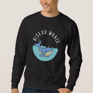 Funny Bisexu Whale Bisexual Queer Lgbtq Gay Pride Sweatshirt