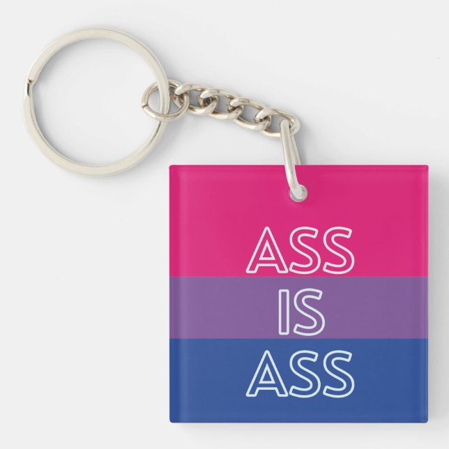 Funny Bisexual Keychain (Front)