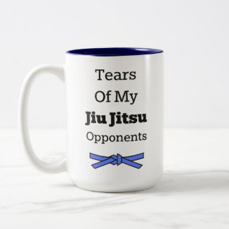 Funny BJJ Gift idea Jiu-Jitsu Promotion Motivation Two-Tone Coffee Mug