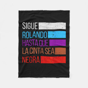 Funny BJJ Motivational Quotes Brazilian Jiu jitsu Fleece Blanket