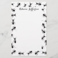 Funny Black Ants Pattern