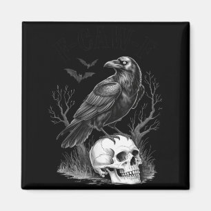 Funny Black Bird F Caw F Crow Women Men Magnet