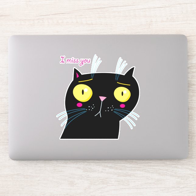 funny black cat (Computer)
