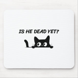 Funny Black Cat Anti Trump Political Women Men Mouse Pad