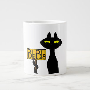 Funny Black Cat " Bad Boogie - BlaBla" Mug