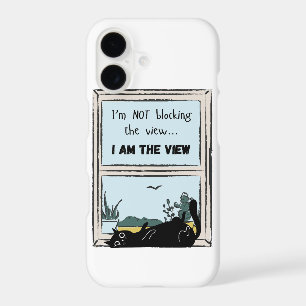 Funny Black Cat, I am the view