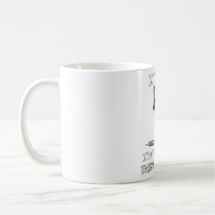 Funny Black Cat It's Fine I'm Fine Everything Is F Coffee Mug