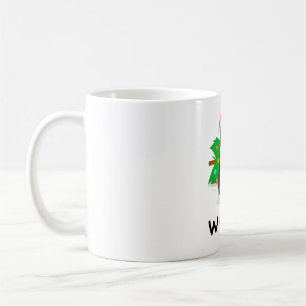 Funny Black Cat , Merry Christmas Cat Premium Coffee Mug