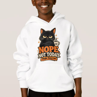 Funny Black Cat Nope Not Today Maybe Tomorrow