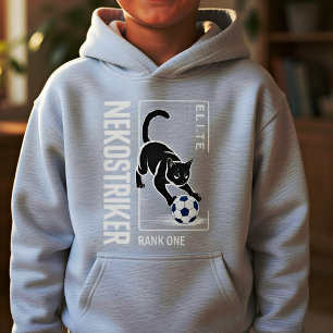 Funny Black Cat Soccer Tee – Gift for Cat Lovers