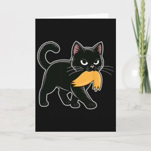 Funny Black Cats Against Trump Anti Trump Tee  Card