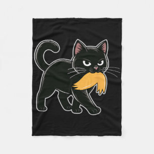 Funny Black Cats Against Trump Anti Trump Tee Fleece Blanket