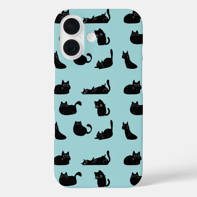 Funny Black Cats Case-Mate iPhone Case (Back)