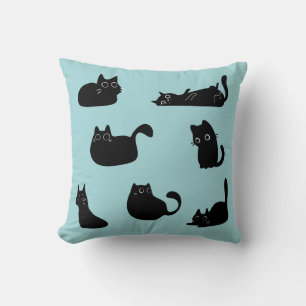 Funny Black Cats Cushion