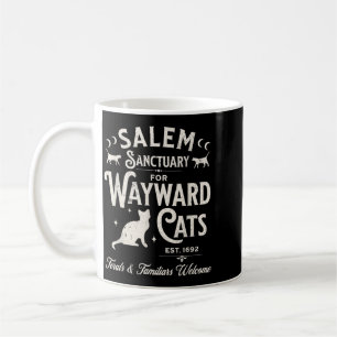 Funny Black Cats Witch Salem Sanctuary For Wayward Coffee Mug