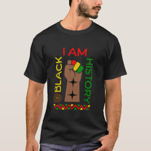 Funny black history month: I am black history T-Shirt