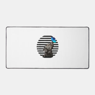 Funny Black Labrador Retriever Lab Dog Owner Pet A Desk Mat