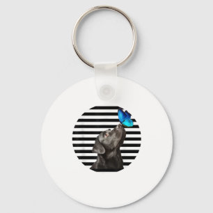 Funny Black Labrador Retriever Lab Dog Owner Pet A Key Ring