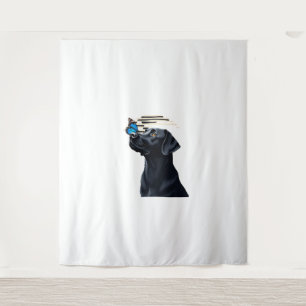 Funny Black Labrador Retriever Lab Dog Owner Pet A Tapestry