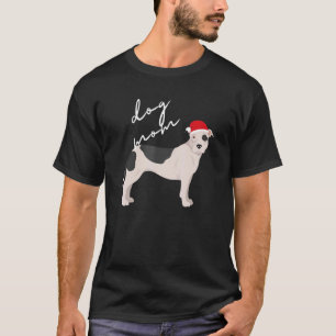 Funny Black & White American Pit Bull Terrier Dog T-Shirt