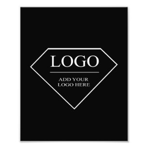 Funny Black White Birthday Personalised Gift Photo Print