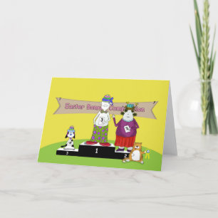 Funny Blank Easter bonnet competition card